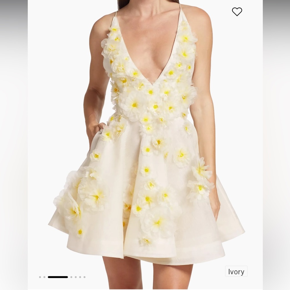 Zimmerman Matchmaker Linen-Silk Minidress